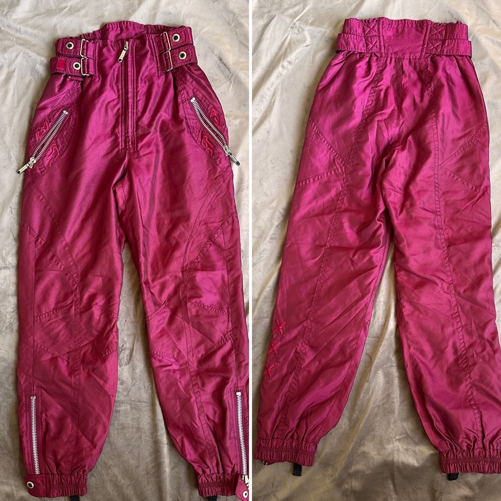 Vintage Women’s Spyder Snow Pants Maroon Size 8